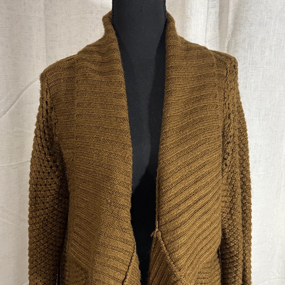 Cozy Brown Knit Cardigan by Workshop Andrea Jovine